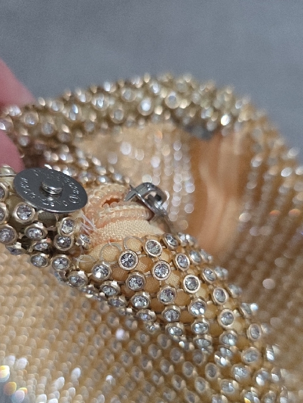 Babeyond Gold Crystal-Embellished Evening Bag, NWT, Prom Or Wedding - Picture 12 of 14